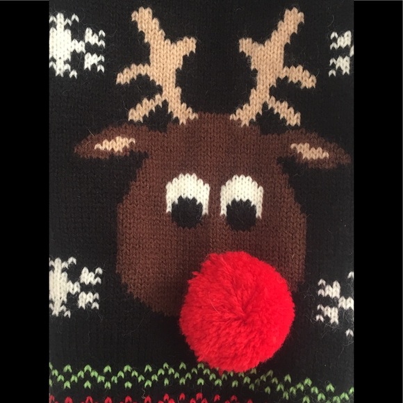 Adorable Rudolph doggie sweater! - Picture 2 of 7